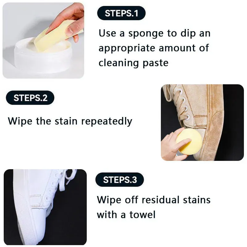 Crema Limpiadora De Zapatos: ¡Dile Adiós a las Manchas! - Crema Limpiadora De Zapatos --
