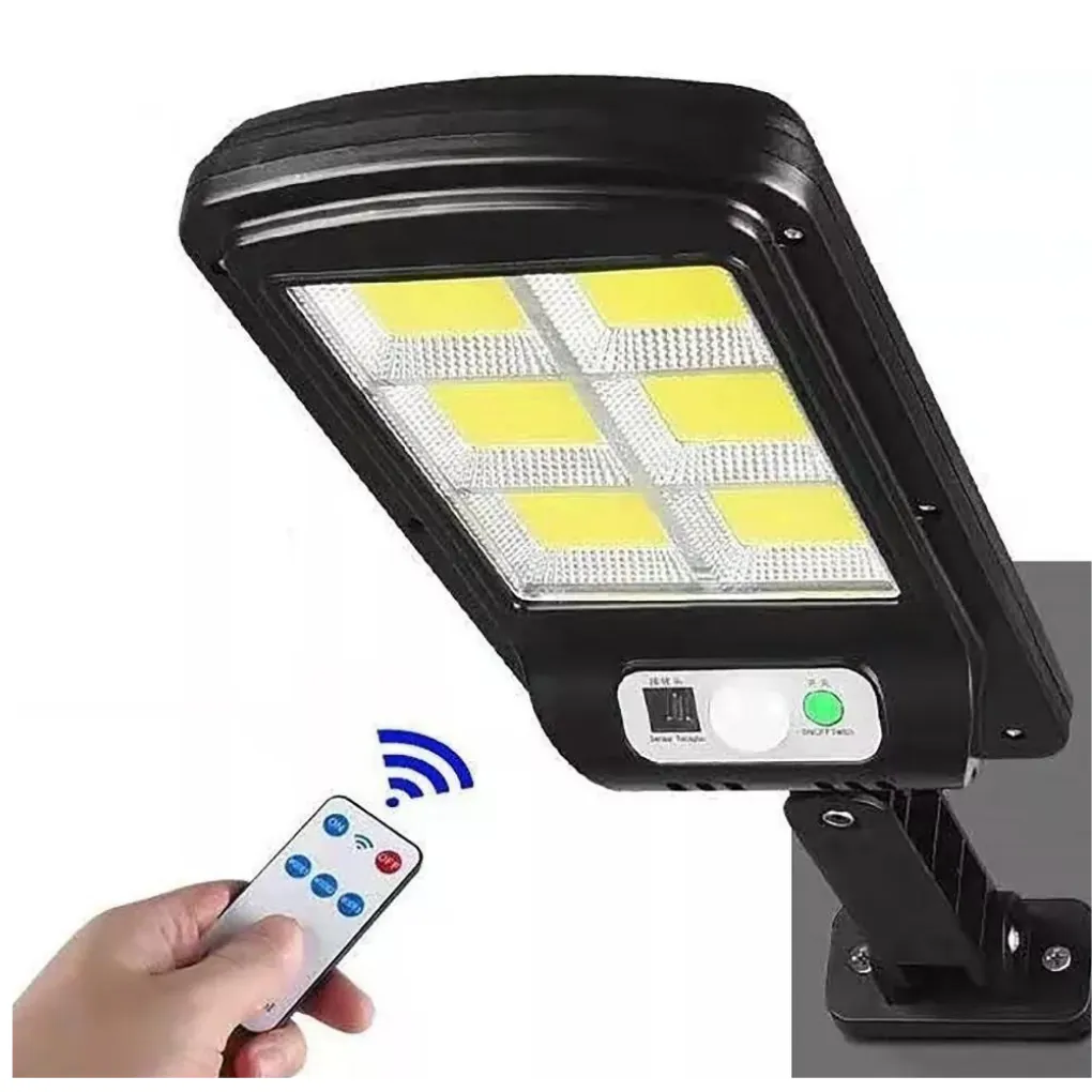 Lámpara Solar con Sensor + Control: Iluminación Inteligente para Exteriores - Lampara solar con sensor + Control