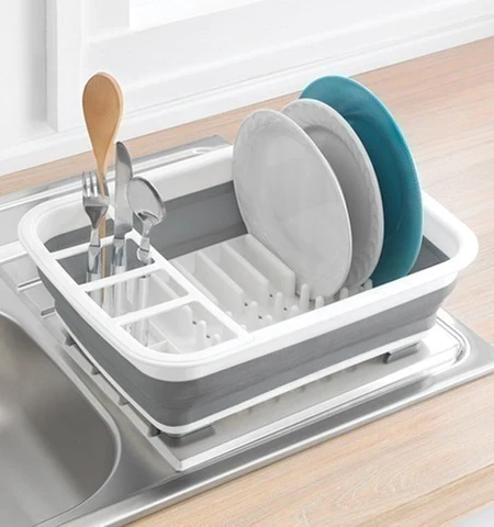 Escurridor de Platos Plegable: ¡La Solución Perfecta para tu Cocina!