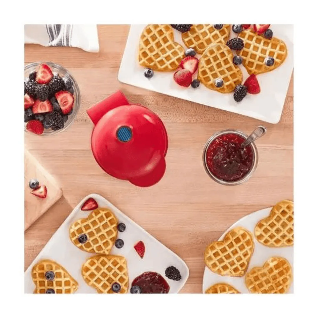 Waflera Mini Eléctrica Personal: ¡Crea Delicias en Minutos! - Mini waflera Eléctrica
