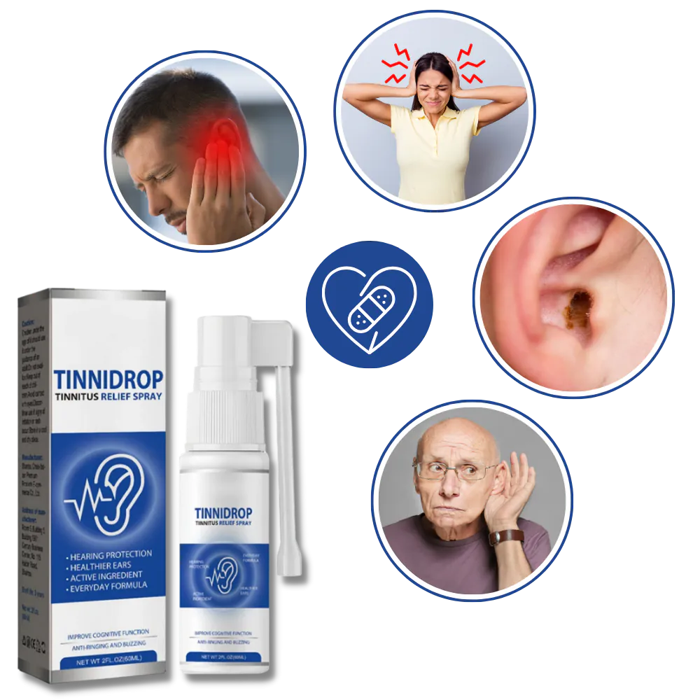 TINNIDROP SPRAY LIMPIADOR DE OIDO: Alivio Natural y Seguro para el Tinnitus - TINNIDROP SPRAY LIMPIADOR DE OIDO