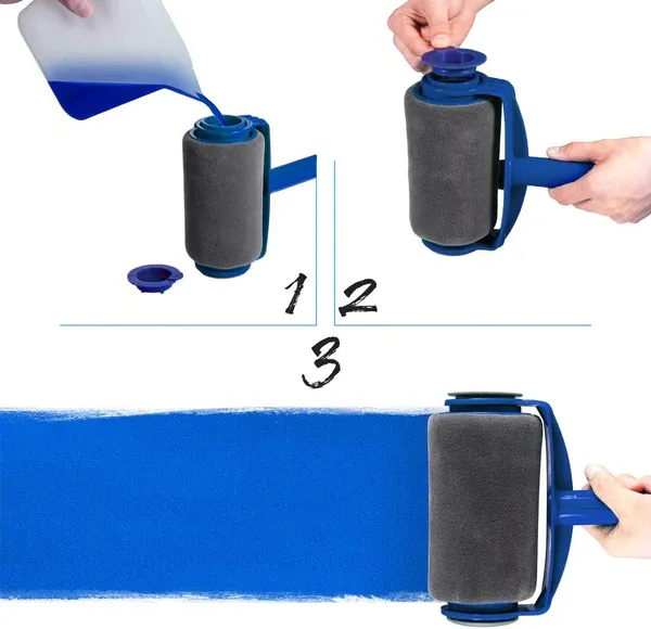Rodillo Recargable Para Pintar Rápido: ¡Pinte Como un Profesional! - Rodillo Recargable Para Pintar Rapido