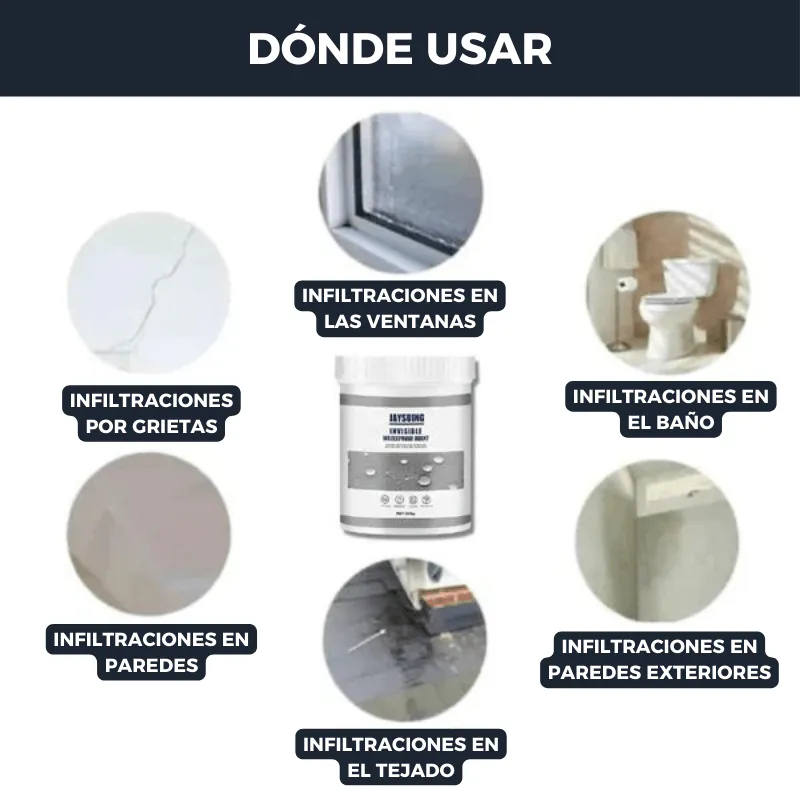 Sellador Impermeabilizante Invisible: ¡Dile Adiós a las Fugas! - Sellador impermeabilizante invisible (3)