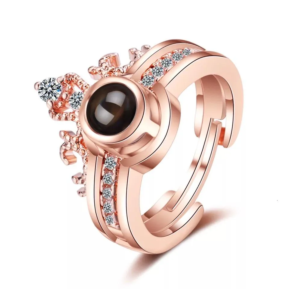 Anillo "Te amo" en 100 Idiomas: Un Regalo Inolvidable - Anillo Te amo 100 idiomas+CajaRegalo DP