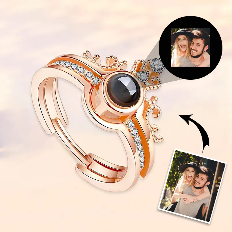 Anillo "Te amo" en 100 Idiomas: Un Regalo Inolvidable - Anillo Te amo 100 idiomas+CajaRegalo DP
