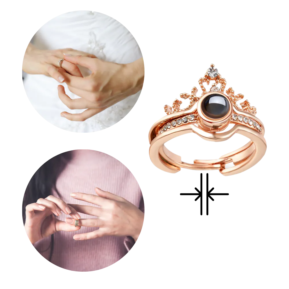 Anillo "Te amo" en 100 Idiomas: Un Regalo Inolvidable - Anillo Te amo 100 idiomas+CajaRegalo DP