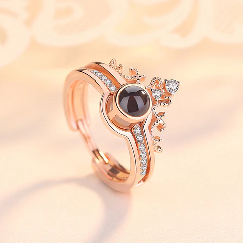 Anillo "Te amo" en 100 Idiomas: Un Regalo Inolvidable