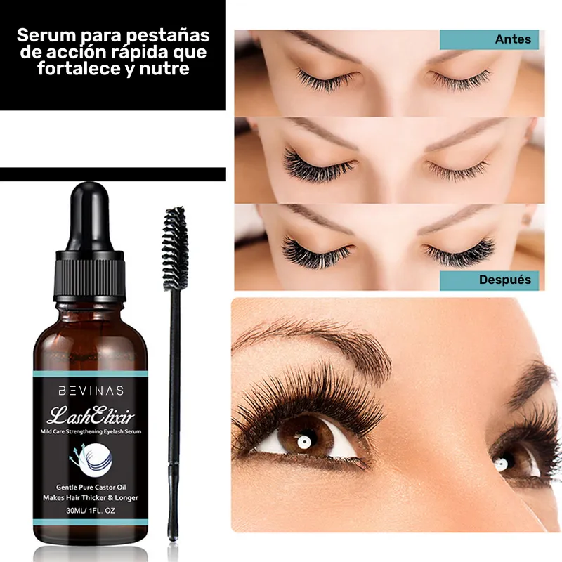 LashElixir Suero para Pestañas: ¡Logra Pestañas Más Largas, Gruesas y Seductoras!