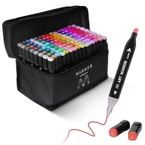 Marcadores de Doble Punta: ¡El Kit Completo para Dar Rienda Suelta a tu Creatividad!