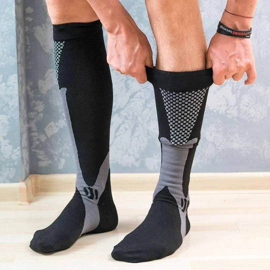 Medias de Compresión Anti-Varices para Hombres: Alivio Inmediato y Soporte Óptimo - medias de compresión anti varice HOMBRE