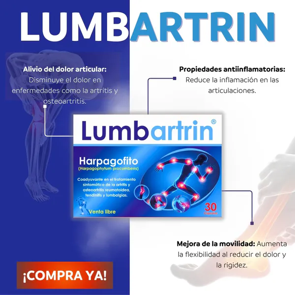 LUMBARTRIM X30CAP: Alivio y Regeneración Articular - LUMBARTRIM X30CAP