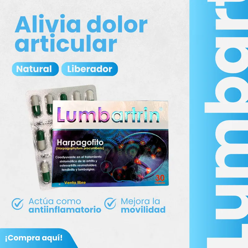 LUMBARTRIM X30CAP: Alivio y Regeneración Articular