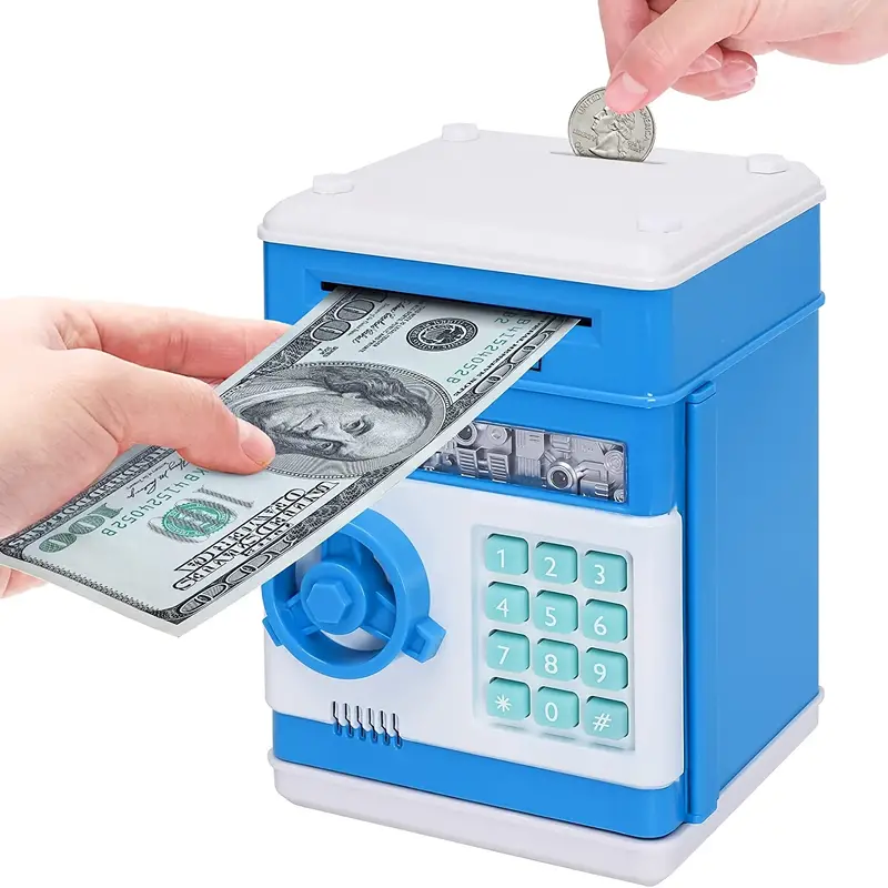 Alcancía Electrónica Roba Billetes Caja: ¡Ahorra de Forma Divertida y Segura! - Alcancía Electrónica Roba Billetes Caja
