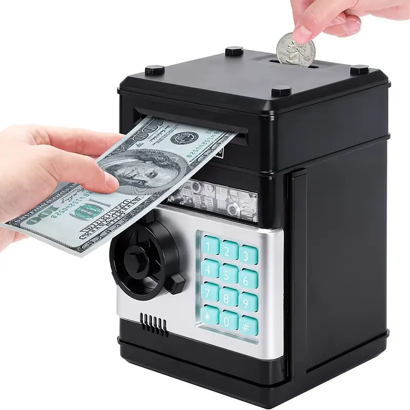 Alcancía Electrónica Roba Billetes Caja: ¡Ahorra de Forma Divertida y Segura! - Alcancía Electrónica Roba Billetes Caja