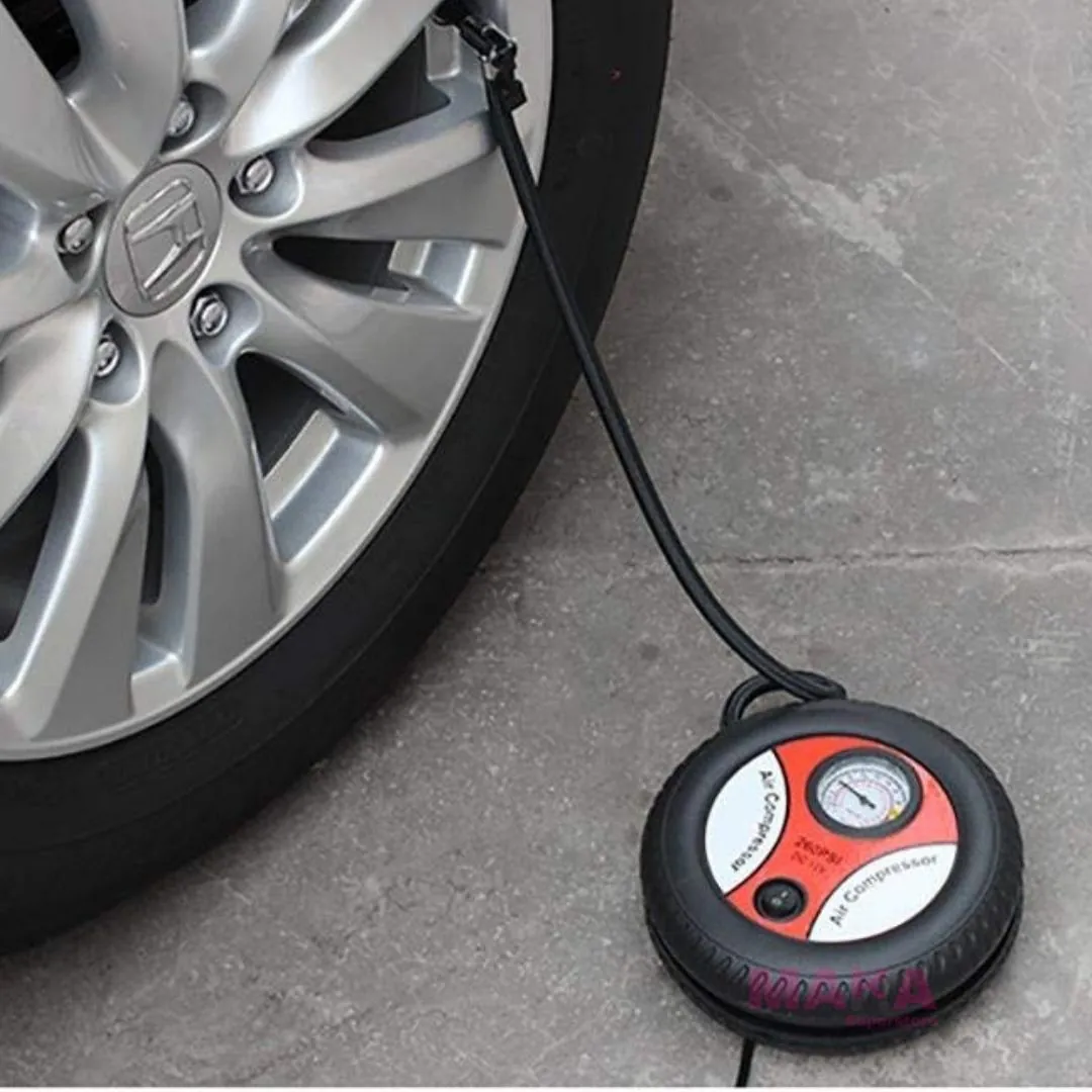 Compresor de Aire para Automóvil: Inflador de Llantas Portátil - Compresor De Aire Carro Inflador Llantas