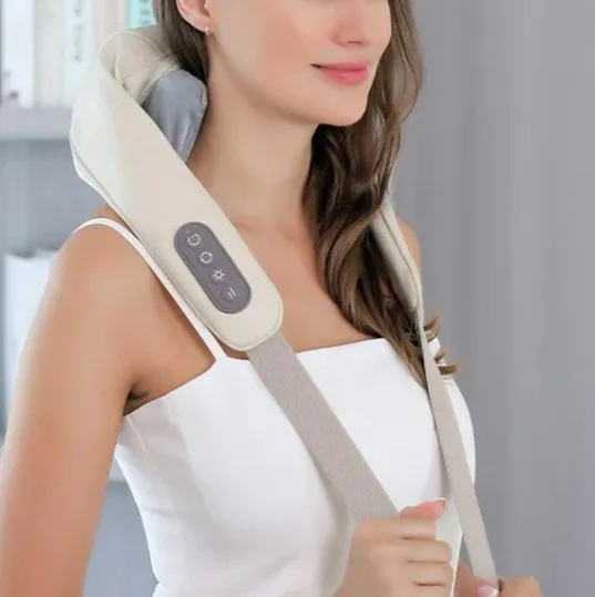Masajeador Shiatsu para Cuello y Espalda: ¡Relájate y Recupérate! - Masajeador Shiatsu para cuello y espalda