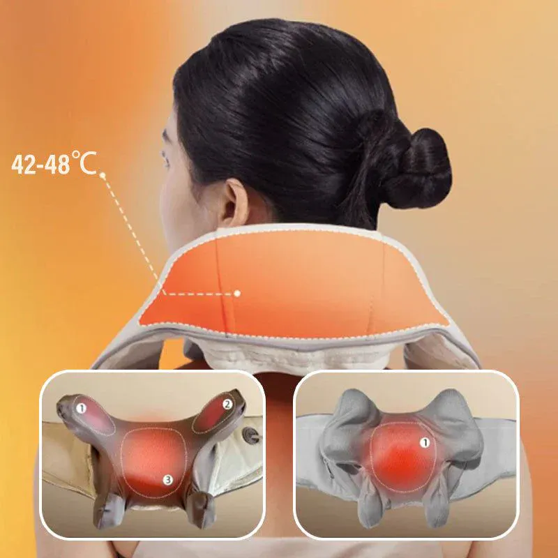 Masajeador Shiatsu para Cuello y Espalda: ¡Relájate y Recupérate! - Masajeador Shiatsu para cuello y espalda