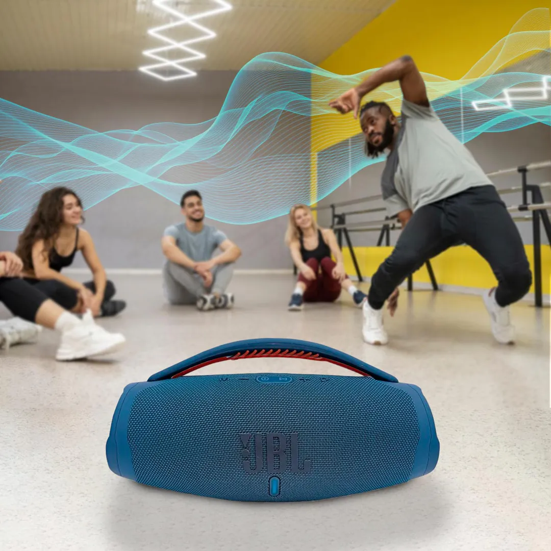 PARLANTE BOOM BOX 3 LED 1.1 JBL: Experimenta el Sonido Incomparable - PARLANTE BOOM BOX 3 LED 1.1 JBL