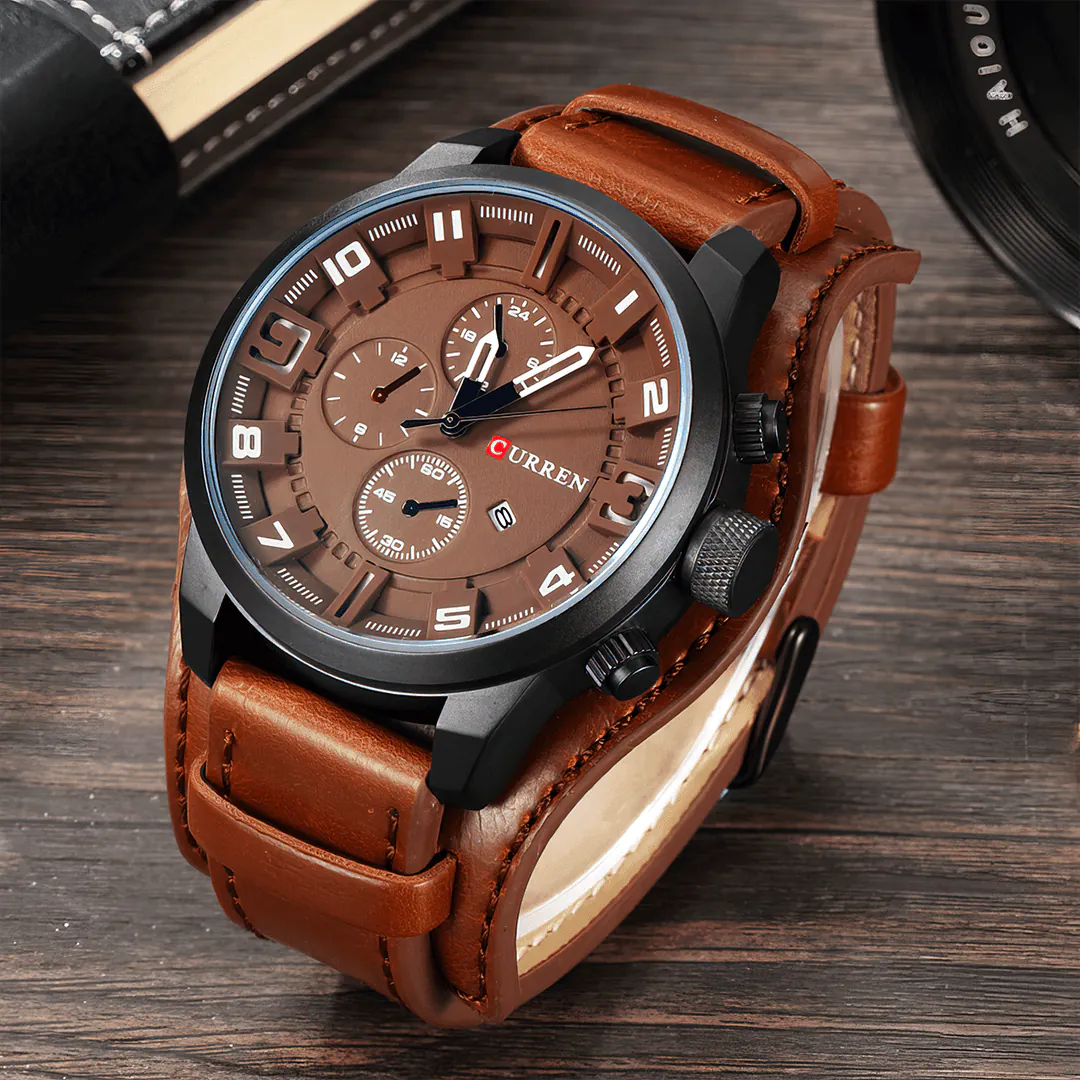 Reloj Curren 8225: Elegancia y Precisión en Tu Muñeca - Reloj Curren 8225 en Cuero