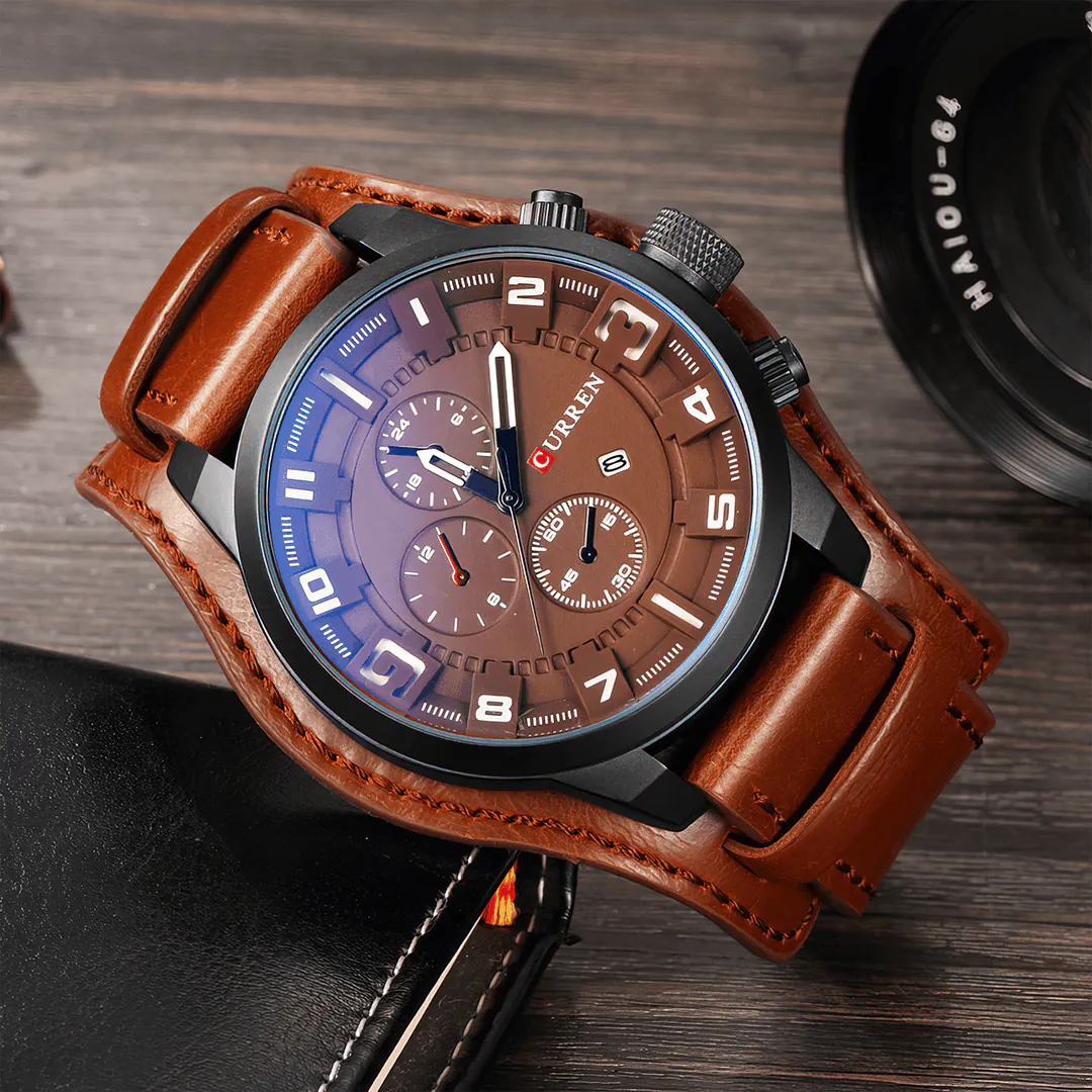 Reloj Curren 8225: Elegancia y Precisión en Tu Muñeca - Reloj Curren 8225 en Cuero