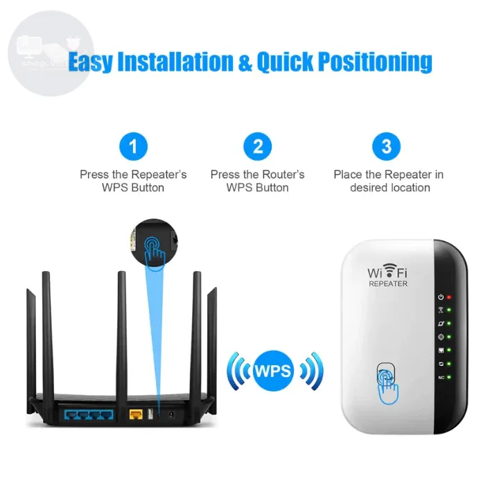 Repetidor Amplificador de Señal Wifi Rou - Repetidor Amplificador De Señal Wifi Rou