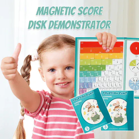 Libro Magnético de Fracciones: ¡Domina las Operaciones Matemáticas con Facilidad! - Libro magentico fracciones
