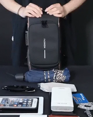 Canguro Bolso Antirrobo para Hombre: Estilo y Seguridad en Cada Aventura