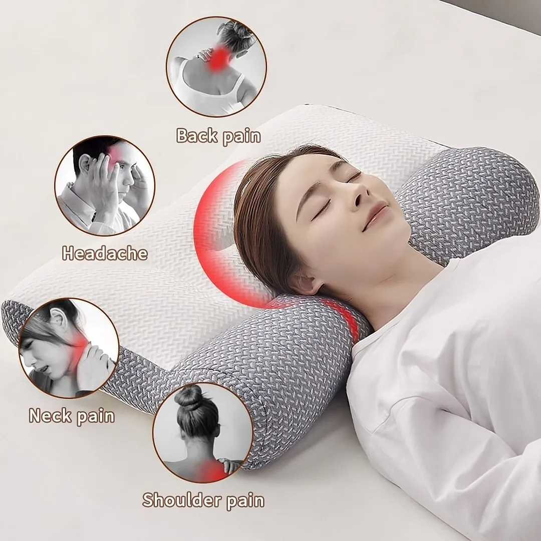 Almohada 3D de Algodón: Experimenta el Sueño Perfecto - Almohada 3d De Algodón Ideal Para Masaje