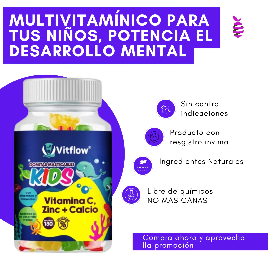 GOMITAS VITAMINA PARA NIÑOS: ¡El impulso perfecto para el crecimiento y desarrollo de tus pequeños! - GOMITAS VITAMINA PARA NIÑOS
