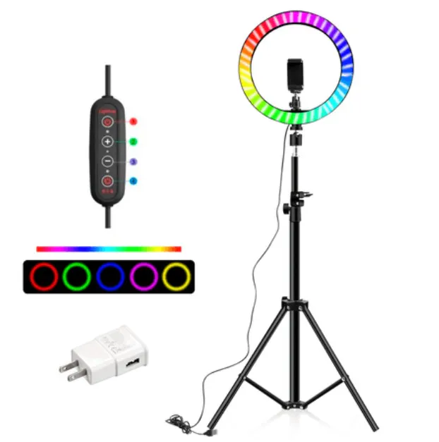 Aro de Luz LED: Ilumina tus Fotos y Videos con Profesionalidad - Aro De Luz Led 26 Cm Con Soporte