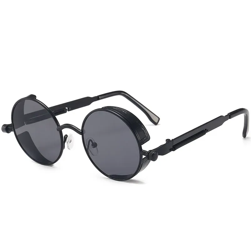 Lentes de sol circulares de moda: Estilo retro con protección UV - Lentes de sol circulares de moda