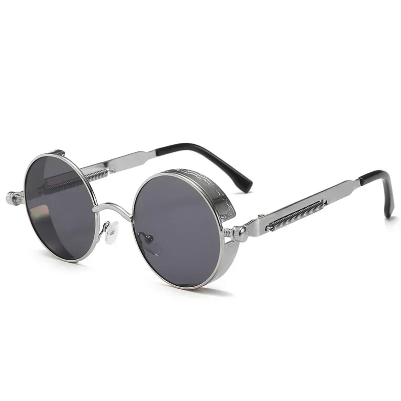 Lentes de sol circulares de moda: Estilo retro con protección UV - Lentes de sol circulares de moda