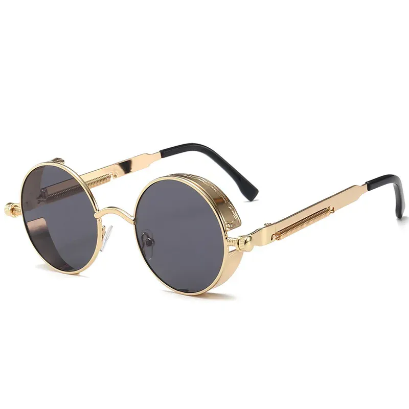 Lentes de sol circulares de moda: Estilo retro con protección UV - Lentes de sol circulares de moda