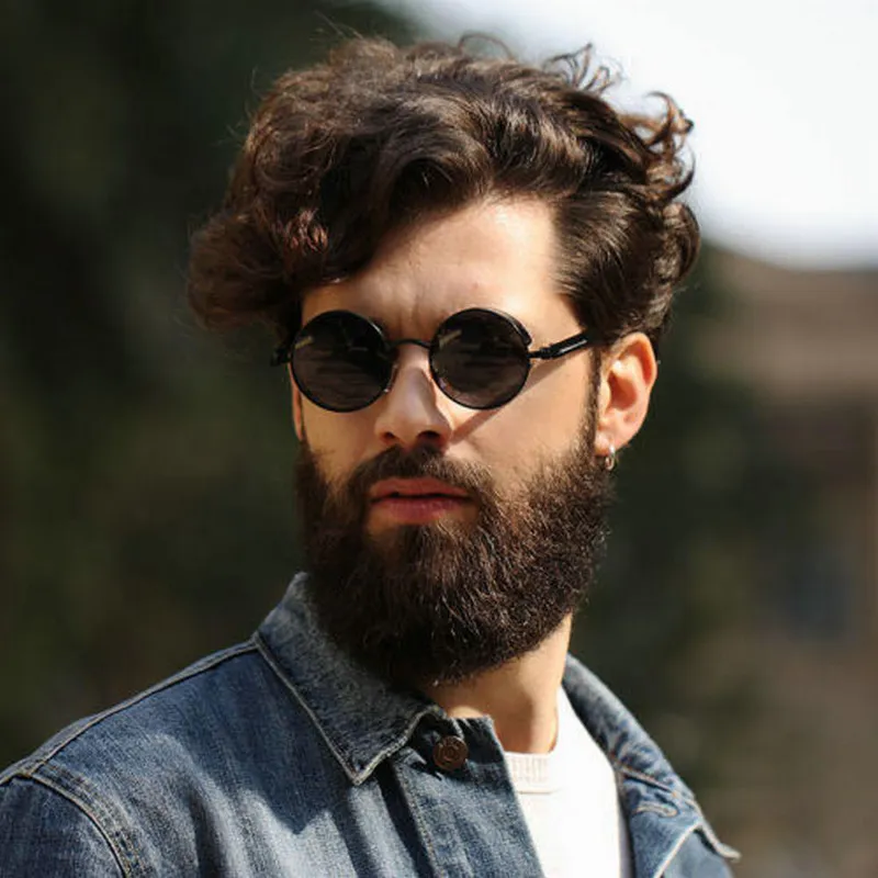 Lentes de sol circulares de moda: Estilo retro con protección UV