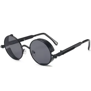 Lentes de sol circulares de moda: Estilo retro con protección UV - Lentes de sol circulares de moda