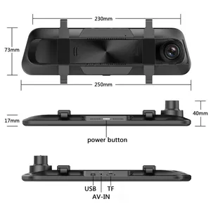 Espejo Retrovisor con Doble Cámara DVR: Seguridad y Visibilidad Total en tu Viaje - Espejo Retrovisor Con Doble Cámara DVR
