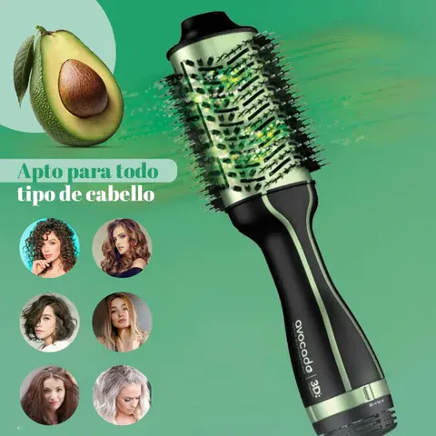 Cepillo Secador Para Cabello Aguacate: ¡Dile Adiós al Frizz y Da la Bienvenida a un Cabello Espectacular! - Cepillo Secador Para Cabello Aguacate