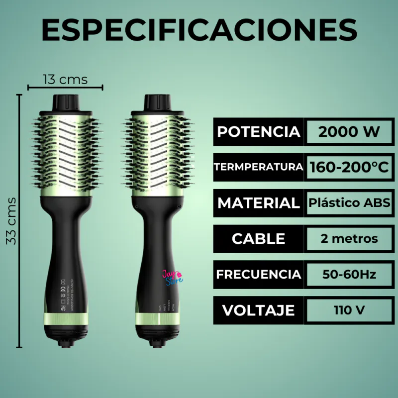 Cepillo Secador Para Cabello Aguacate: ¡Dile Adiós al Frizz y Da la Bienvenida a un Cabello Espectacular! - Cepillo Secador Para Cabello Aguacate