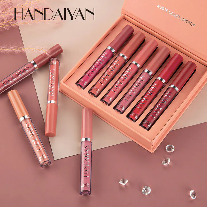 SET LABIALES x6 HANDAIYAN: Labios Voluminosos y Cautivadores - SET LABIALES x6 HANDAIYAN