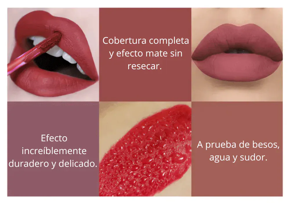 SET LABIALES x6 HANDAIYAN: Labios Voluminosos y Cautivadores - SET LABIALES x6 HANDAIYAN
