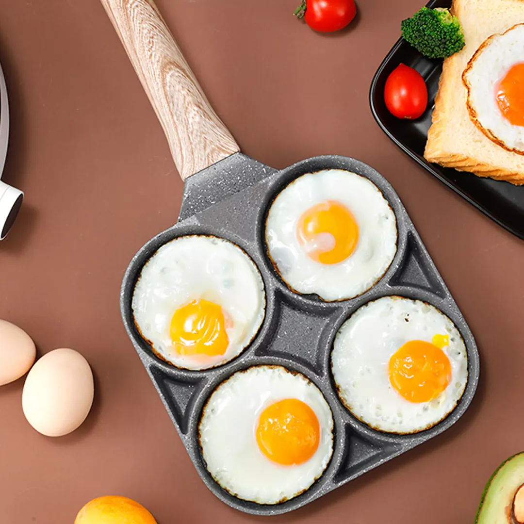 Sarten 4 Puestos: La solución para tus desayunos y comidas rápidas - Sarten 4 puestos