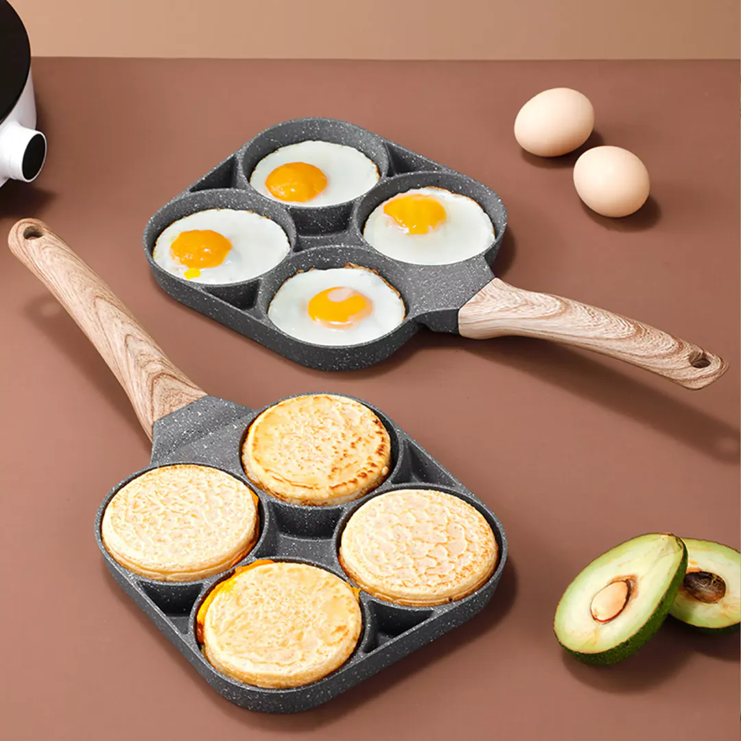 Sarten 4 Puestos: La solución para tus desayunos y comidas rápidas - Sarten 4 puestos