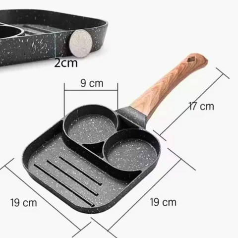 Sarten 4 Puestos: La solución para tus desayunos y comidas rápidas