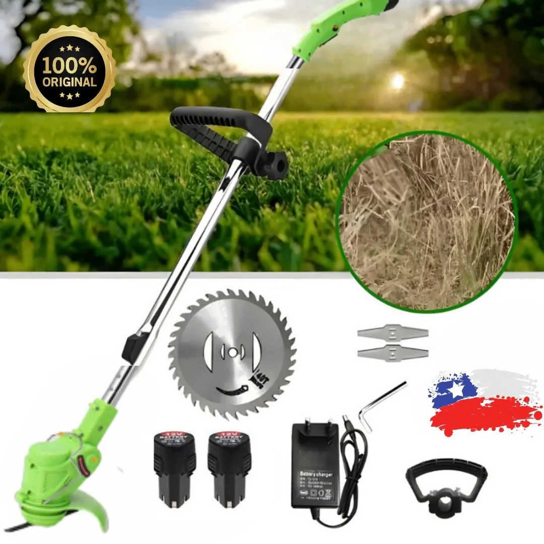 PODADORA RECARGABLE 2 BATERÍAS: ¡Tu jardín perfecto al alcance de la mano! - PODADORA RECARGABLE 2 BATERIAS