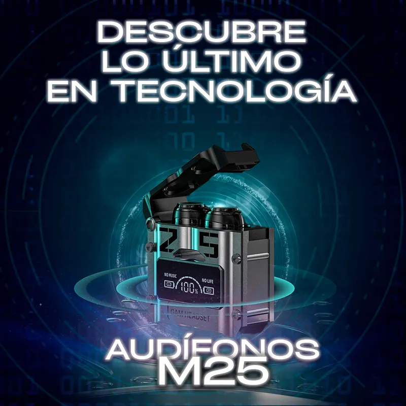 Audífonos Gamer Inalámbricos M25: Experimenta la Inmersión Total