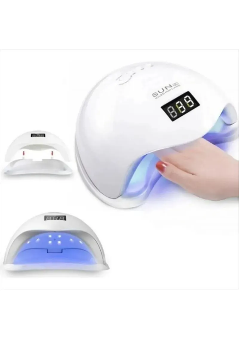Lámpara Secadora de Uñas UV LED 48W Tempo: Secado Rápido y Profesional