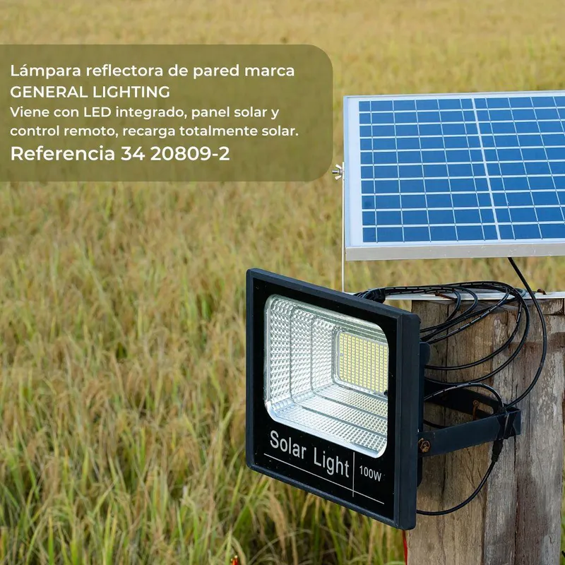 KIT_REFLECTOR_SOLAR_300W_+_CONTROL_REM: Ilumina tu hogar con energía solar