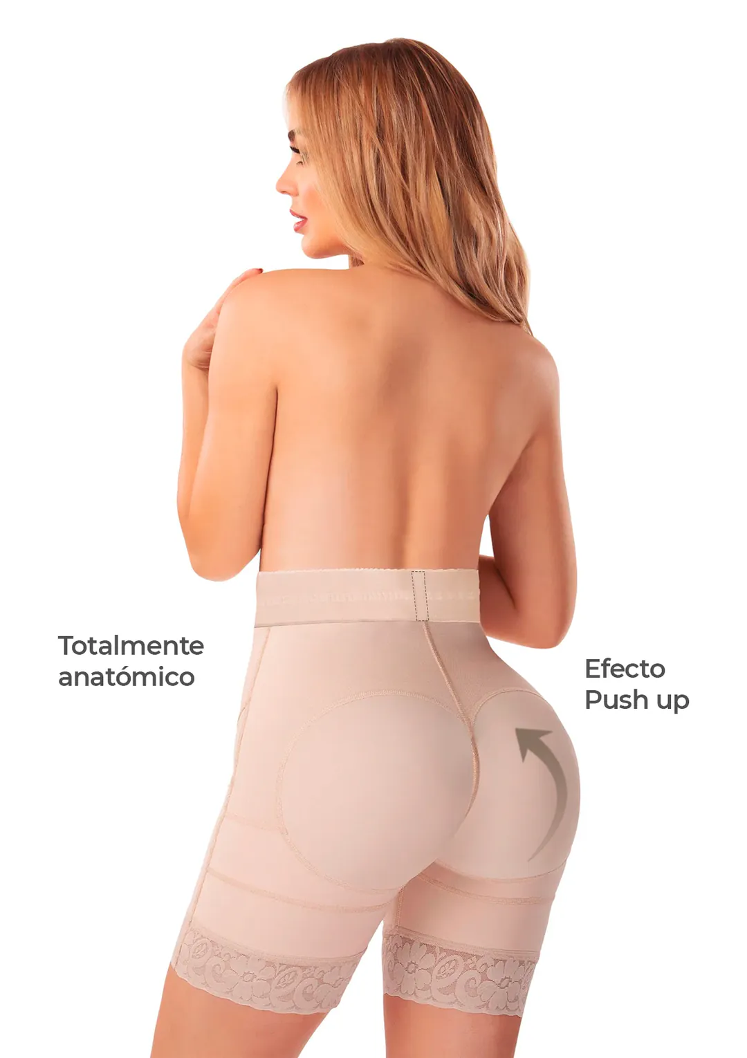 Short Invisible Con Cremallera 2653: La Faja Perfecta para Moldear Tu Figura - Short Invisible Con Cremallera 2653