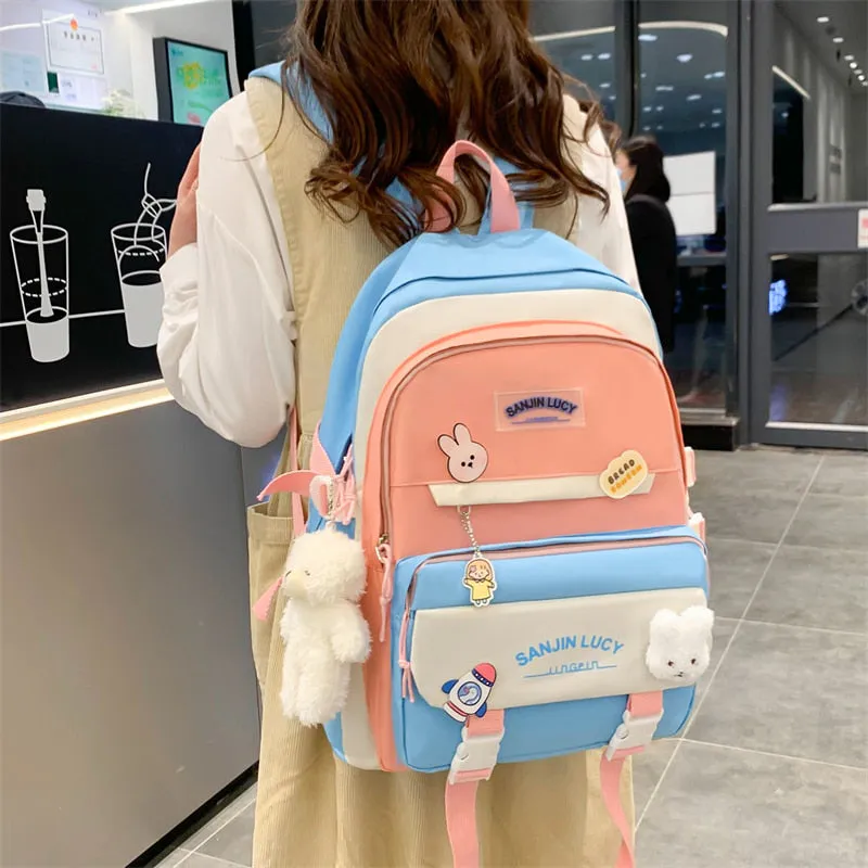 Maleta 5 en 1 Kawaii: ¡Organización y Estilo para tu Día a Día! - Maleta 5 en 1 Kawaii