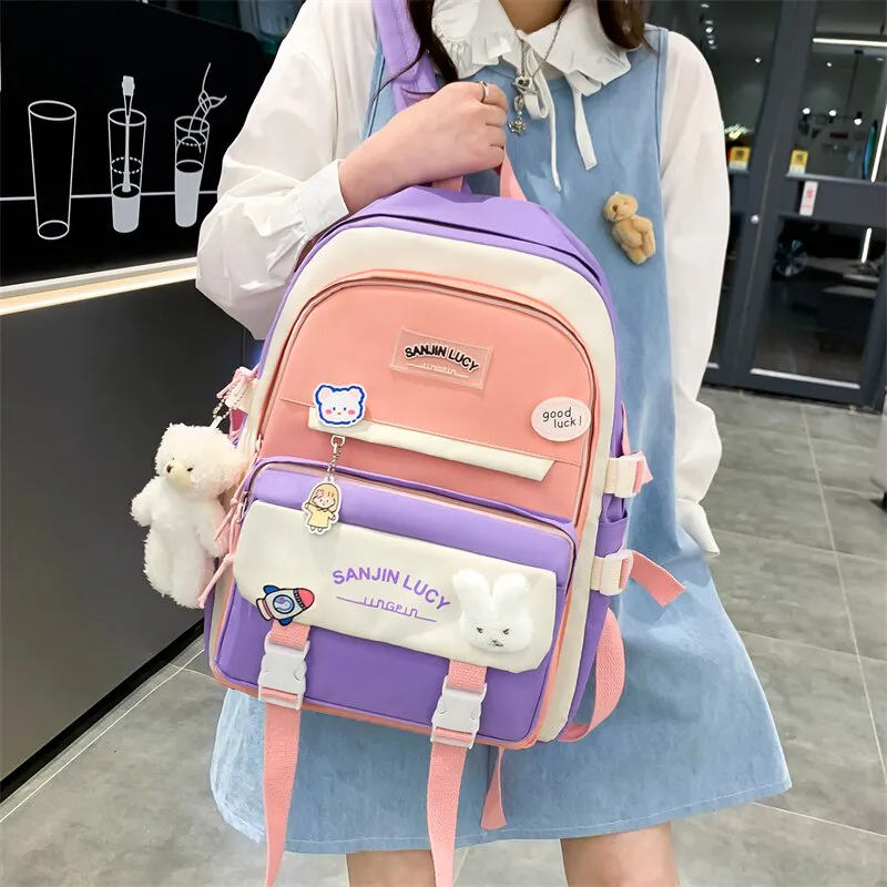 Maleta 5 en 1 Kawaii: ¡Organización y Estilo para tu Día a Día! - Maleta 5 en 1 Kawaii